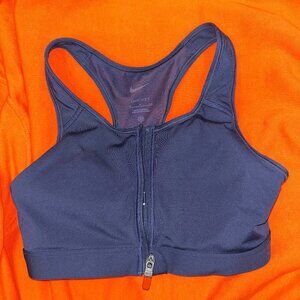 Nike Blue Sports Bra, Size S